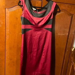 London times   Red and black dress new with tag size 8